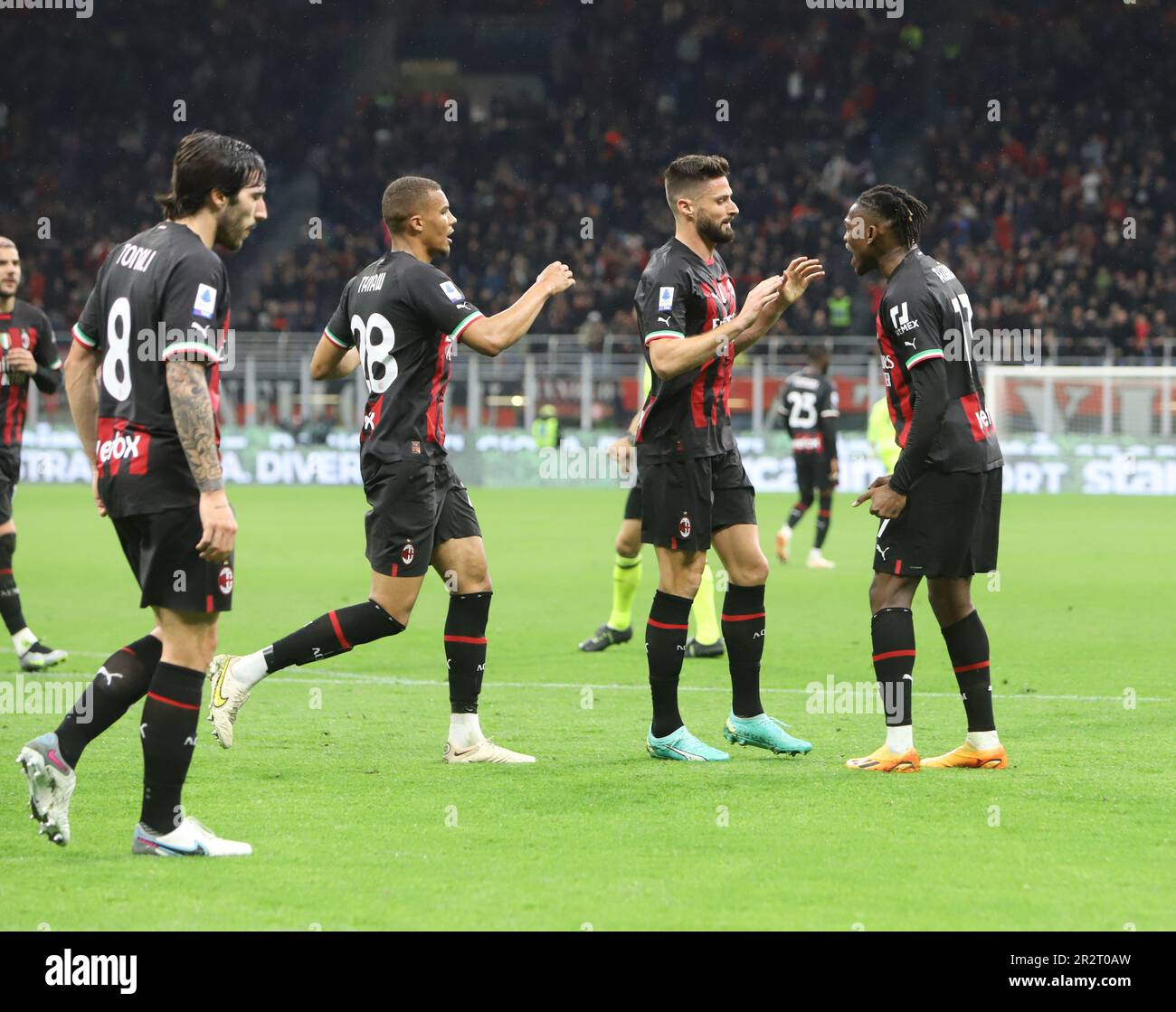 Milan, Italie. 20th mai 2023. Milan 20 mai 2023 Stadio G Meazza série de championnat italien A Tim 2022/23 AC Milan - UC Sampdoria dans la photo : Olivier Giroud pH Antonio Saia crédit: Kines Milano/Alay Live News Banque D'Images