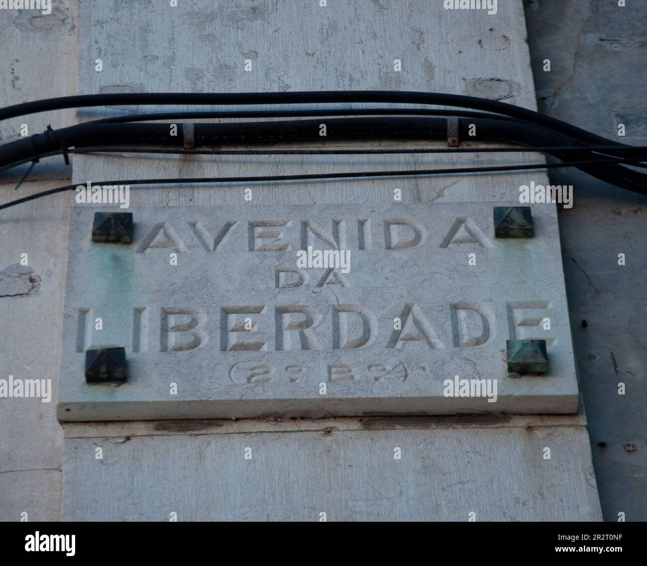 Avenida da Liberdade (rue), Lisbonne, Portugal Banque D'Images