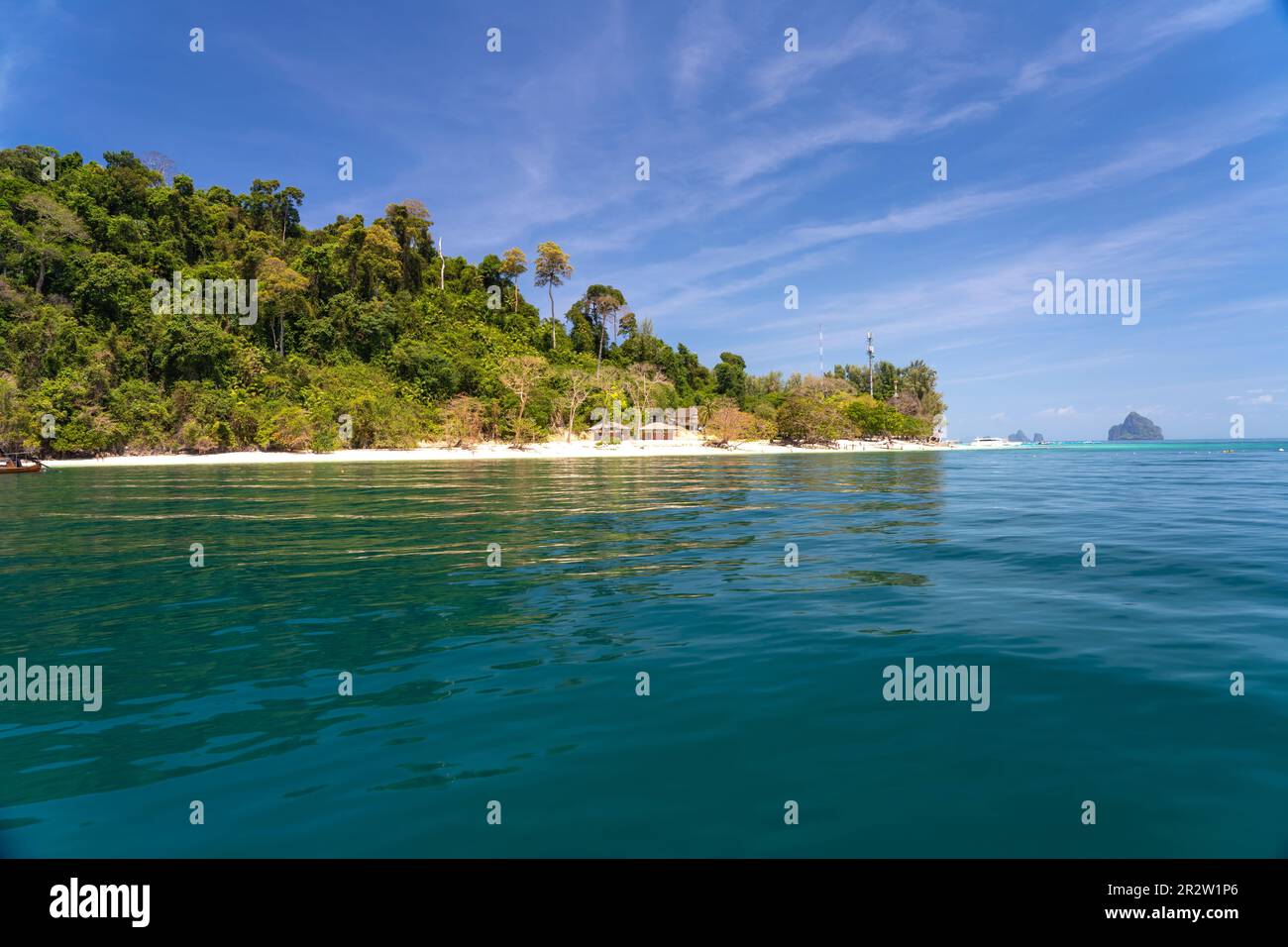 Traumstrand Ao-niang auf der Insel Koh Kradan in der Andamanensee, 2023 zum schönsten Strand der welt gewählt, Thaïlande, Asie | Dream Beach Ao-nia Banque D'Images