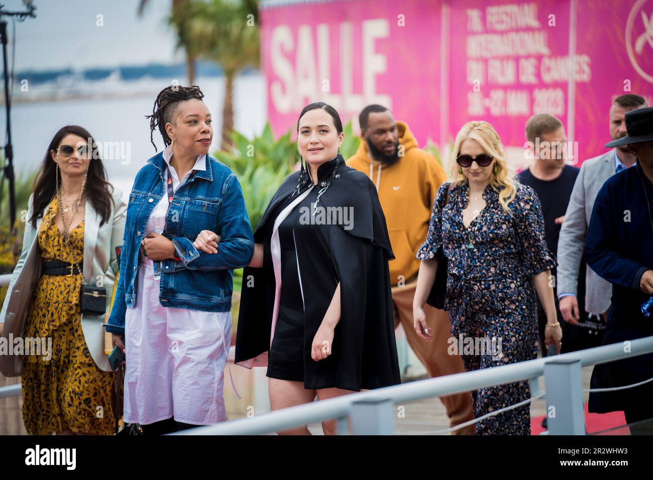 Cannes, France, 21th mai 2023, Lily Gladstone participe au festival annuel du film de Cannes 76th au Palais des Festivals (Credits photo: Giovanna Onofri) Banque D'Images