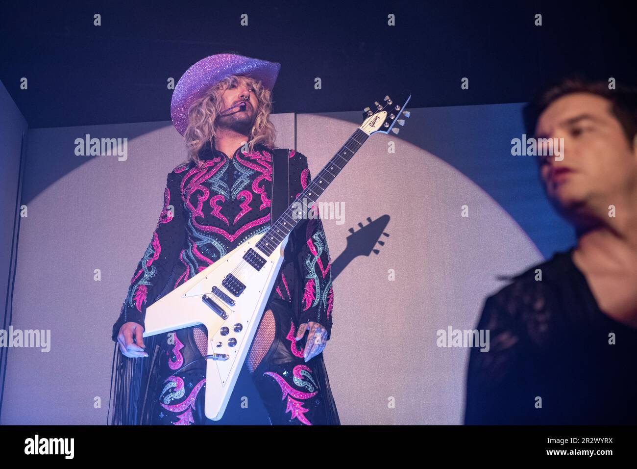 Tokio Hotel se produit à Sala Apolo, Barcelone, 12 mai 2023. Photographe: ALE Espaliat Banque D'Images