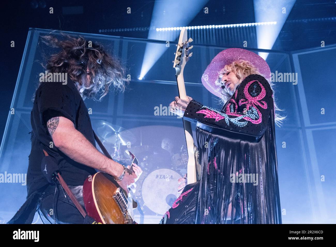 Tokio Hotel se produit à Sala Apolo, Barcelone, 12 mai 2023. Photographe: ALE Espaliat Banque D'Images