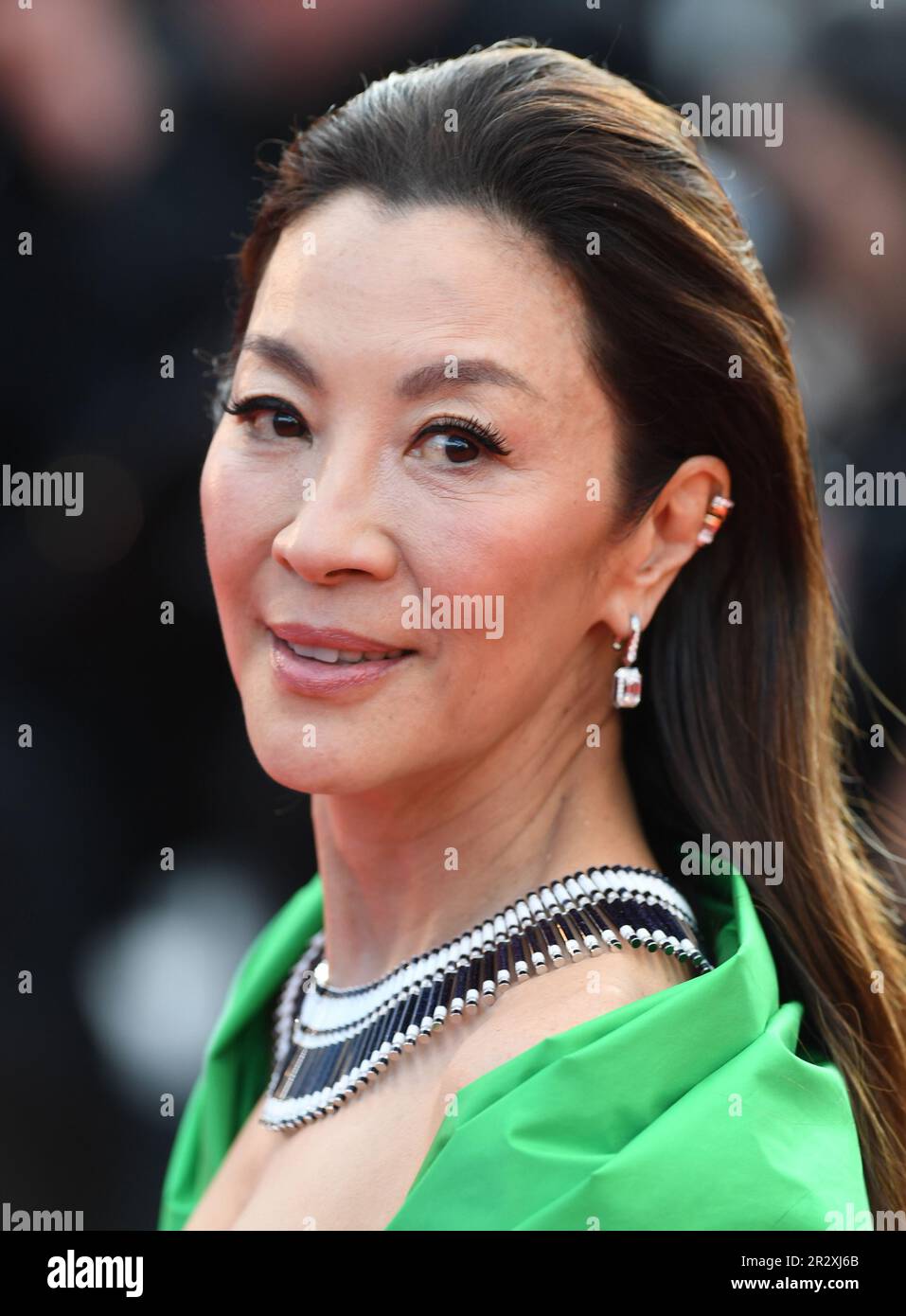 Cannes, France. 21st mai 2023. L'actrice malaisienne Michelle Yeoh assiste à la première de Firebrand au Festival de Cannes 76th au Palais des Festivals de Cannes, France, dimanche, 21 mai 2023. Photo de Rune Hellestad/ Credit: UPI/Alay Live News Banque D'Images