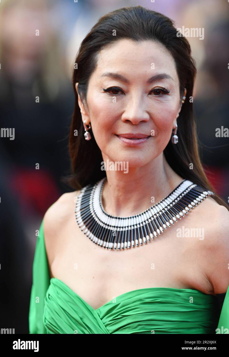 Cannes, France. 21st mai 2023. L'actrice malaisienne Michelle Yeoh assiste à la première de Firebrand au Festival de Cannes 76th au Palais des Festivals de Cannes, France, dimanche, 21 mai 2023. Photo de Rune Hellestad/ Credit: UPI/Alay Live News Banque D'Images