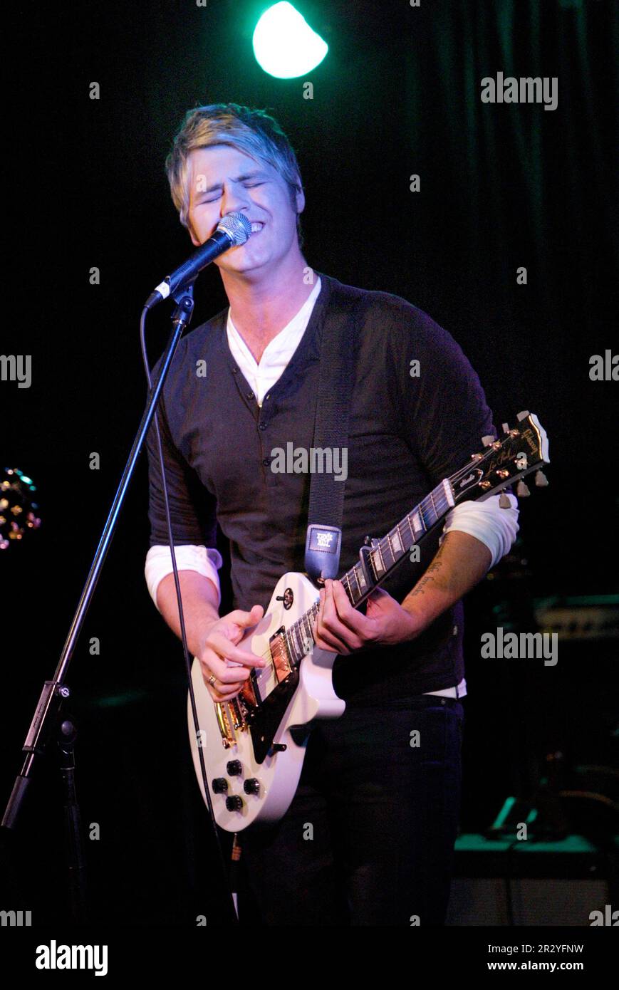 Brian McFadden en concert au sous-sol. Sydney, Australie. 22.05.08. Banque D'Images