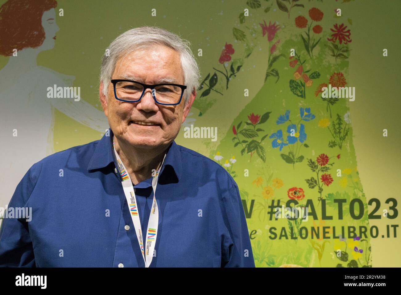 Turin, Italie. 21st mai 2023. L'écrivain américain Dale Furutani est invité de 2023 Turin Book Fair. Credit: Marco Destefanis/Alamy Live News Banque D'Images