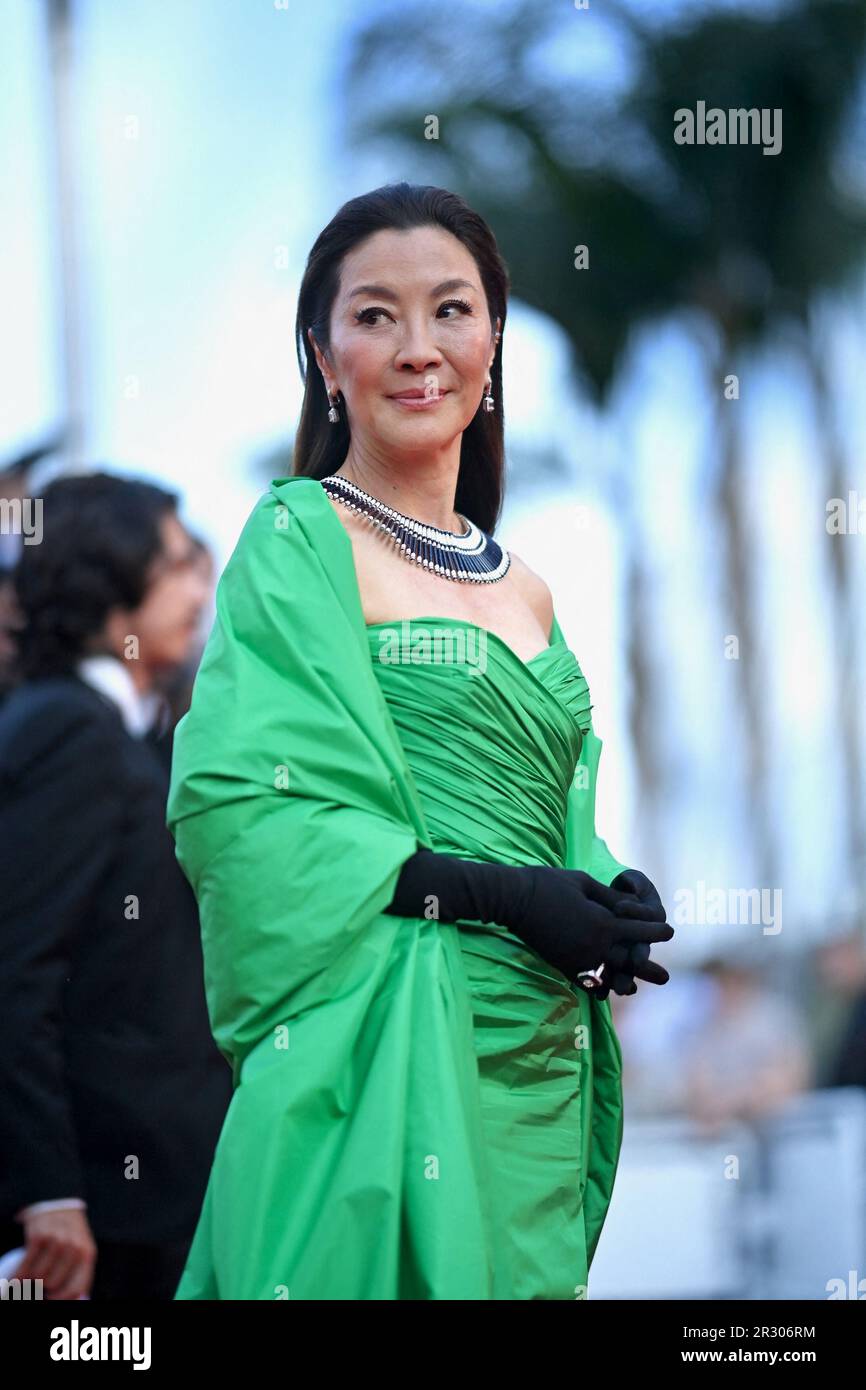 Cannes, France. 21st mai 2023. Michelle Yeoh assiste au tapis rouge le ...