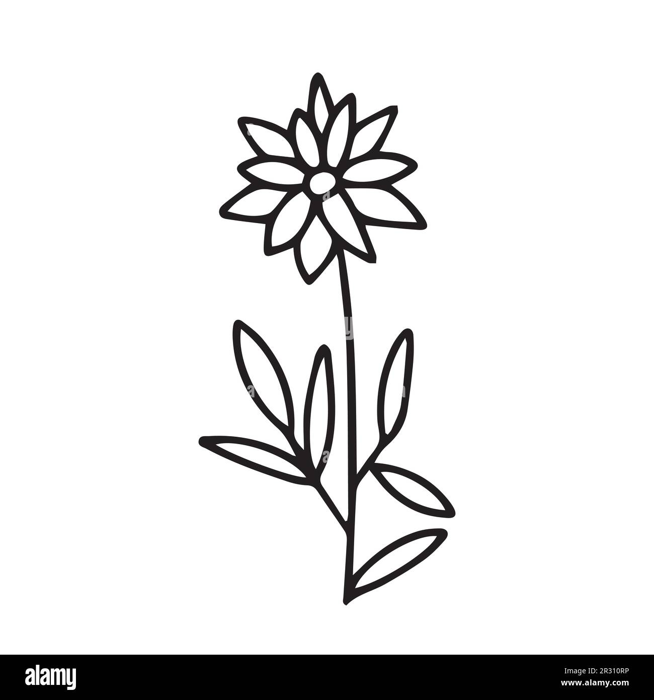 fleur d’été Illustration de Vecteur