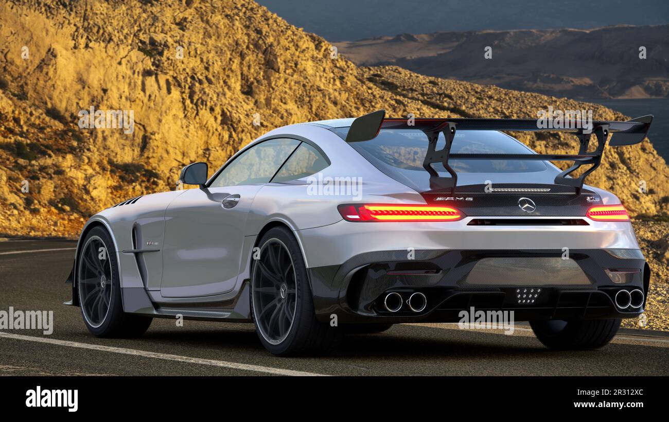 AMG - série GT noire Banque D'Images