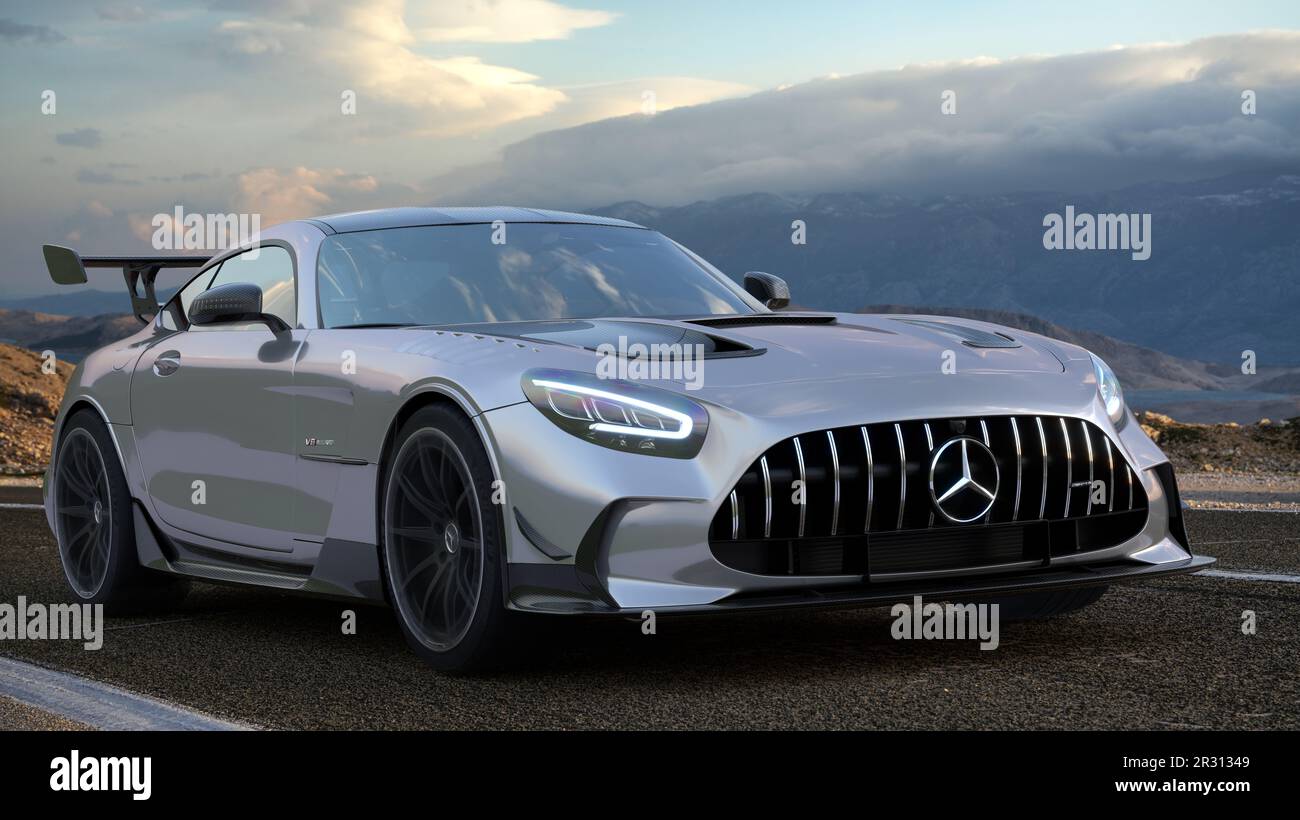 AMG - série GT noire Banque D'Images