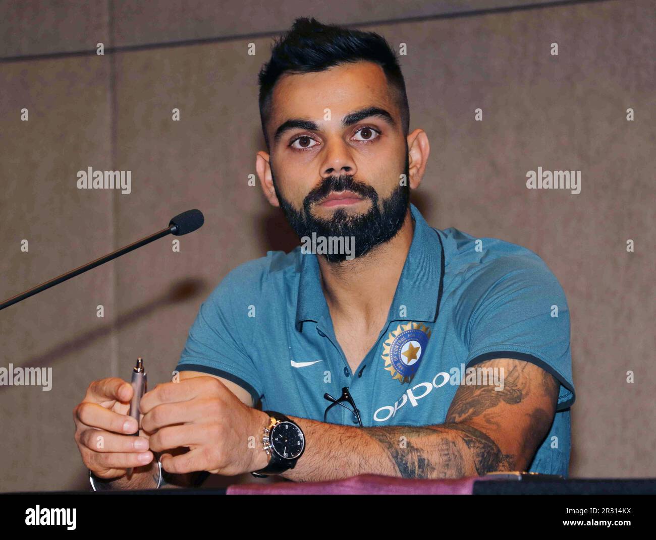 Vilat Kohli, Cricketer indien, Mumbai, Inde, 24 mai 2017 Banque D'Images