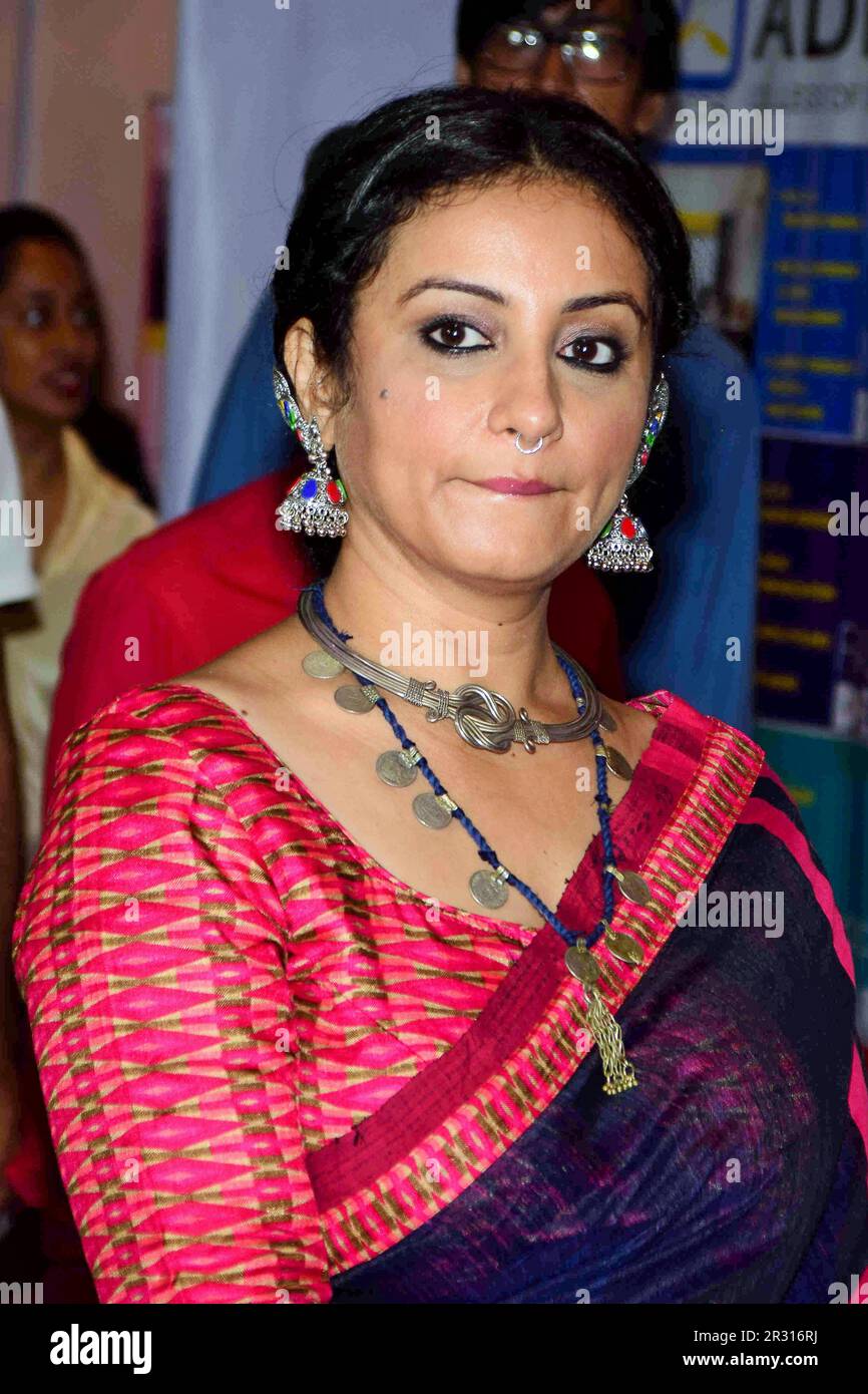 Divya Dutta, actrice indienne, modèle indien, The Edutainment Show, Mumbai, Inde, 19 mai 2017 Banque D'Images