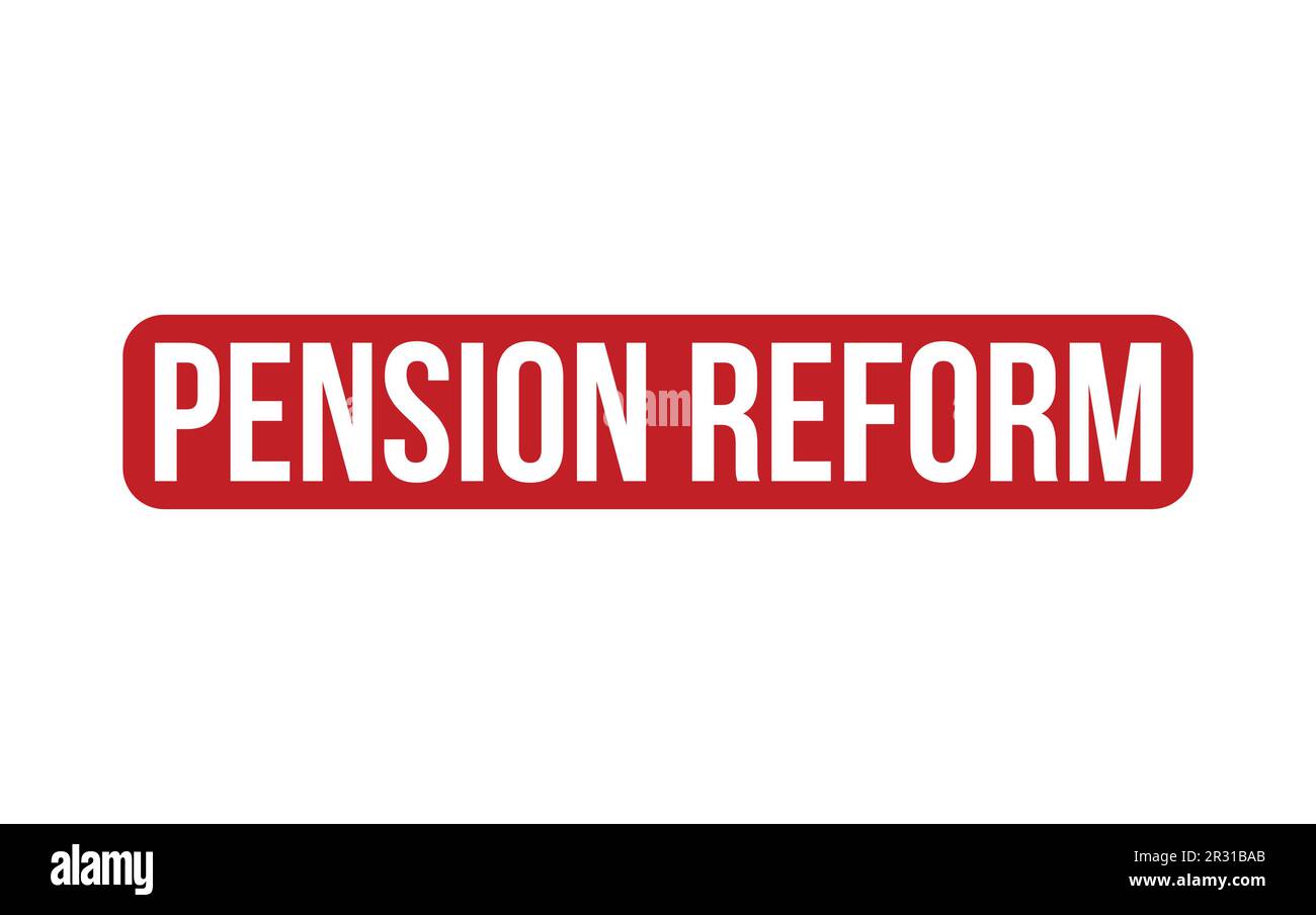 Réforme de pension caoutchouc tampon joint vecteur Illustration de Vecteur