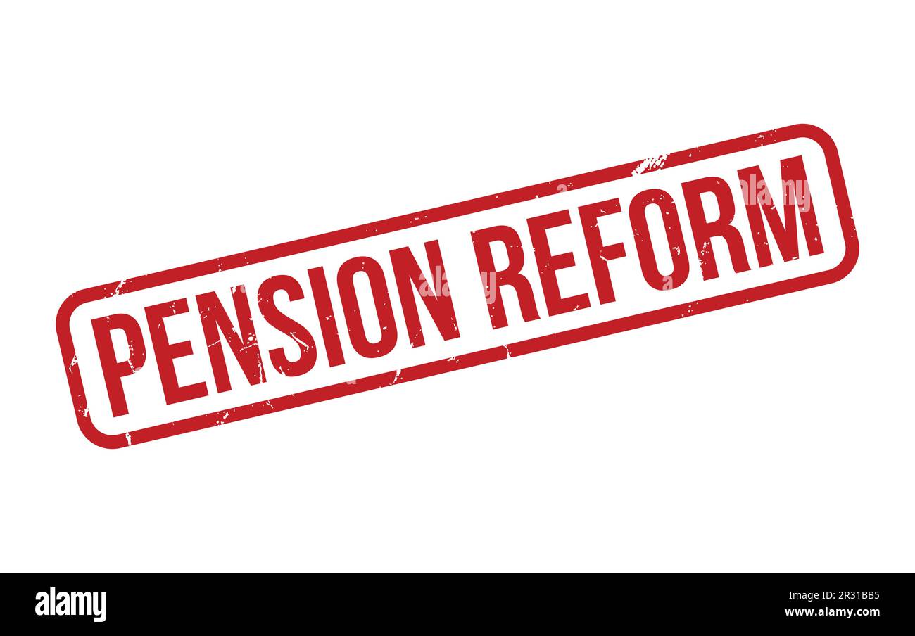 Réforme de pension caoutchouc tampon joint vecteur Illustration de Vecteur