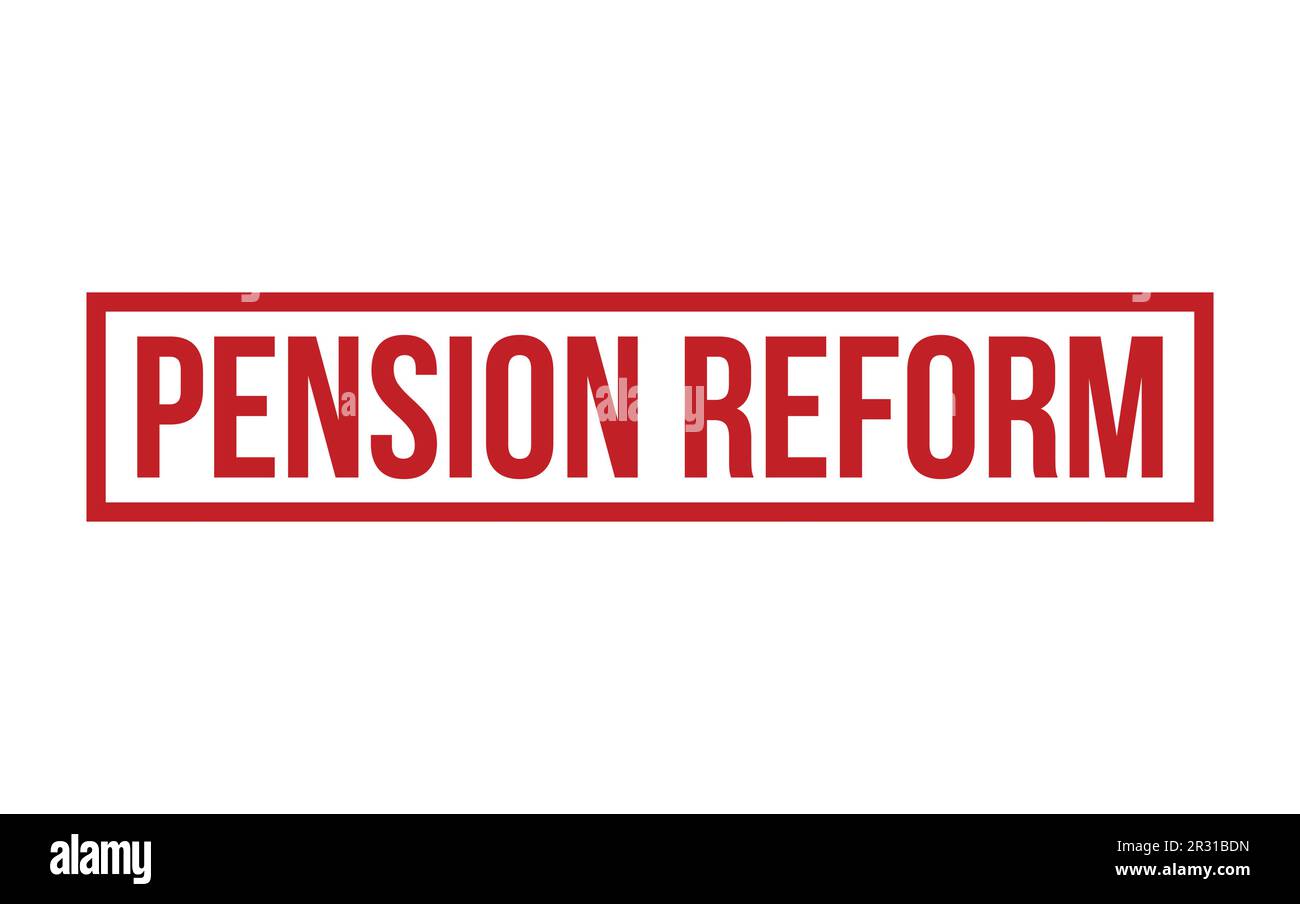 Réforme de pension caoutchouc tampon joint vecteur Illustration de Vecteur