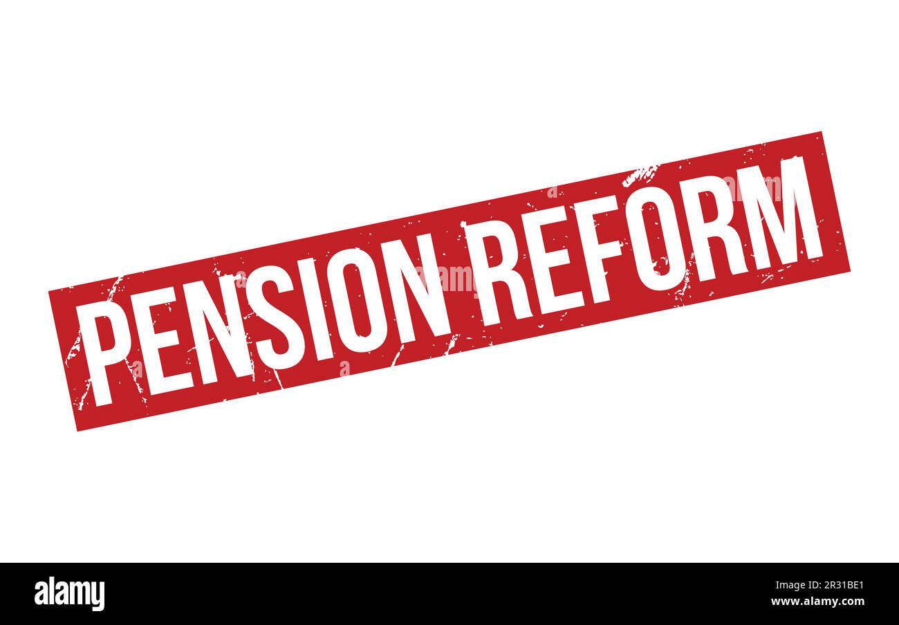 Réforme de pension caoutchouc tampon joint vecteur Illustration de Vecteur