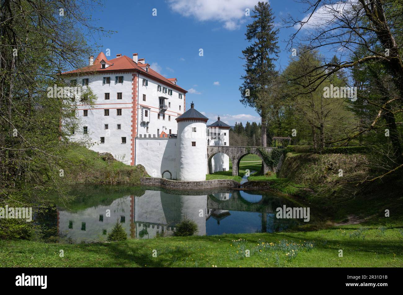 Sneznik Castle, Slovénie Banque D'Images
