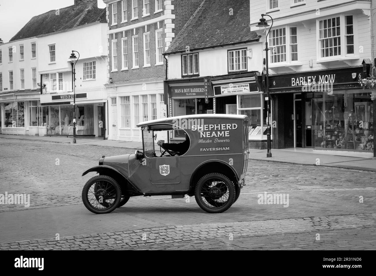 Austin Seven Van au Faversham Festival of transport 2023. Faversham Kent Royaume-Uni Banque D'Images