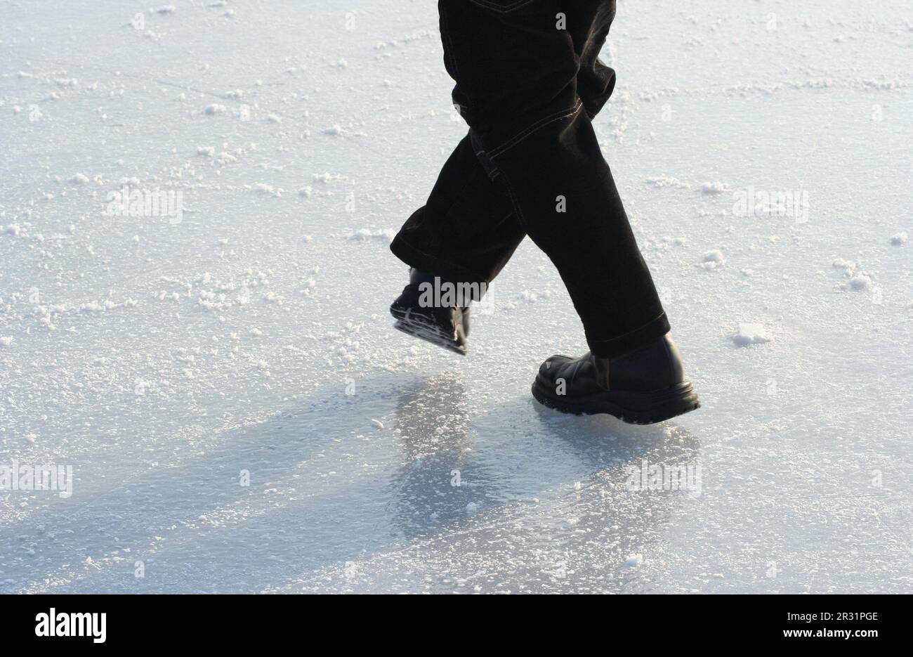 Dansez sur la glace Banque D'Images