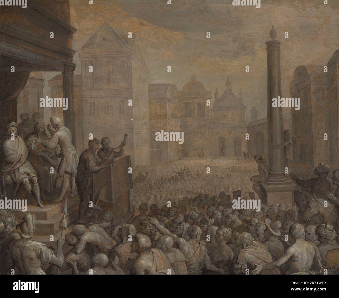 L'arrêt de Zaleucus Date: 1605/10 artiste: Otto van Veen Flamand, c. 1556/7–1629 Banque D'Images