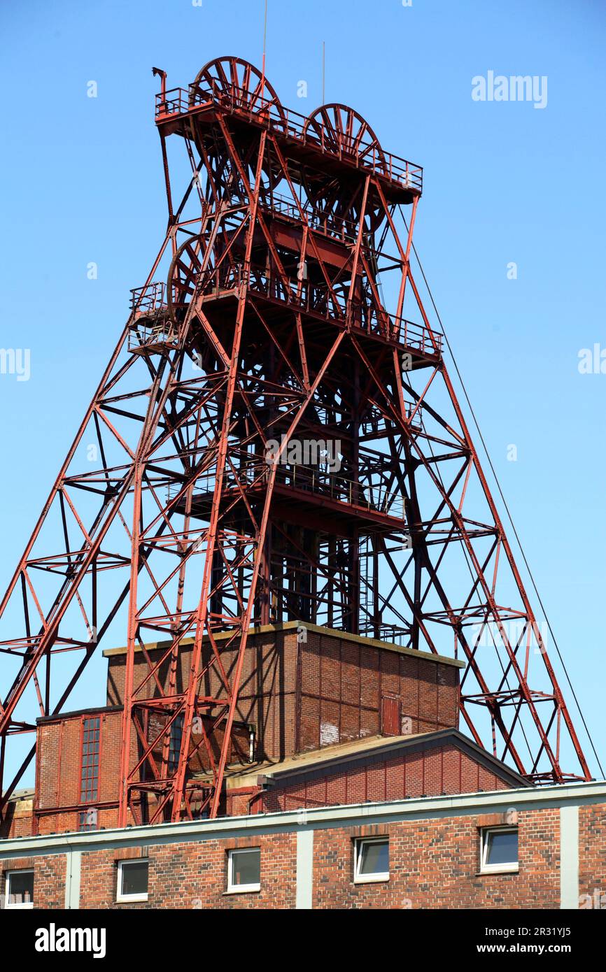 Tour sinueuse, mine de sel de Borth près de Wesel Banque D'Images