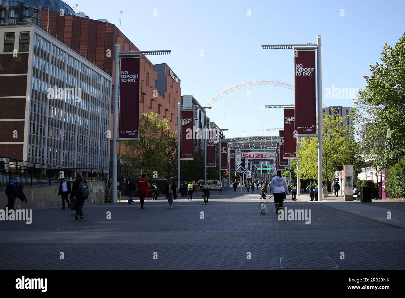 Une vue générale du stade lors de la finale Isuzu FA vase entre Ascot United et Newport Pagnell au stade Wembley, Londres, le dimanche 21st mai 2023. (Photo : Tom West | MI News) Credit: MI News & Sport /Alay Live News Banque D'Images