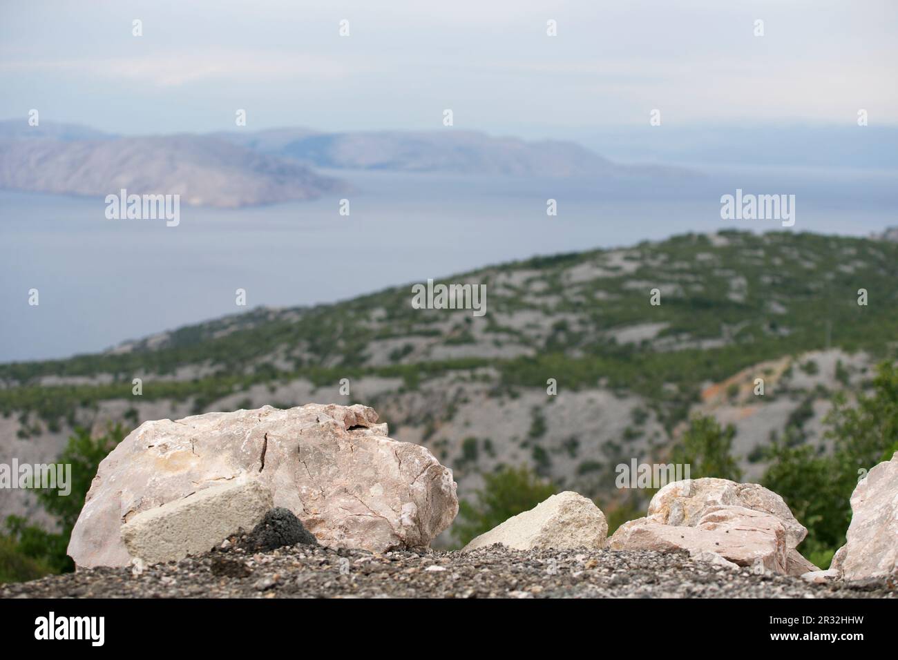 Pierre d'une colline Banque D'Images