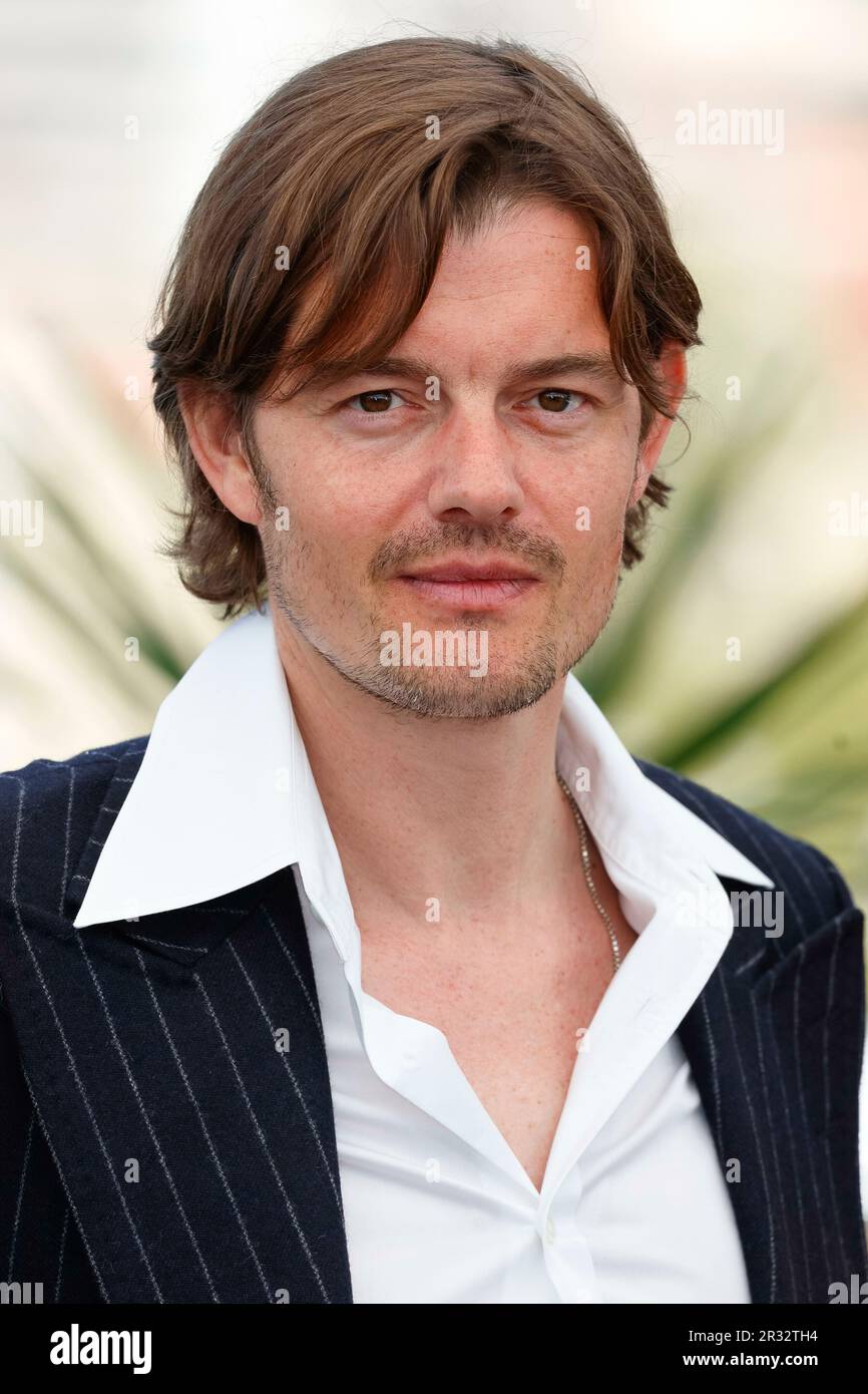 Sam Riley pose au photocall 'firebrand' lors du Festival de Cannes 76th au Palais des Festivals de Cannes, France, le 22 mai 2023. Banque D'Images