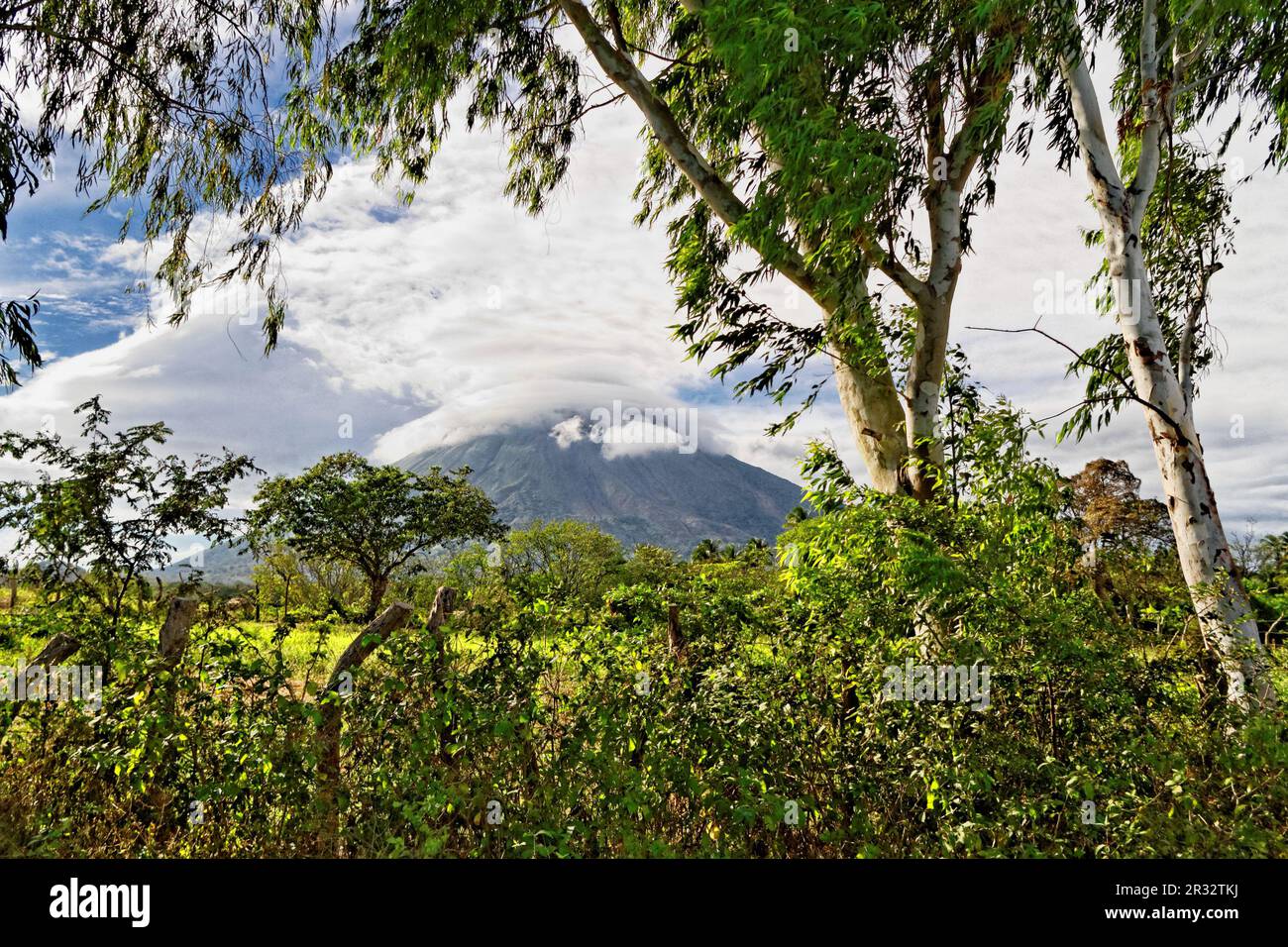 Volcan ConcepciÃ³n, Nicaragua Banque D'Images