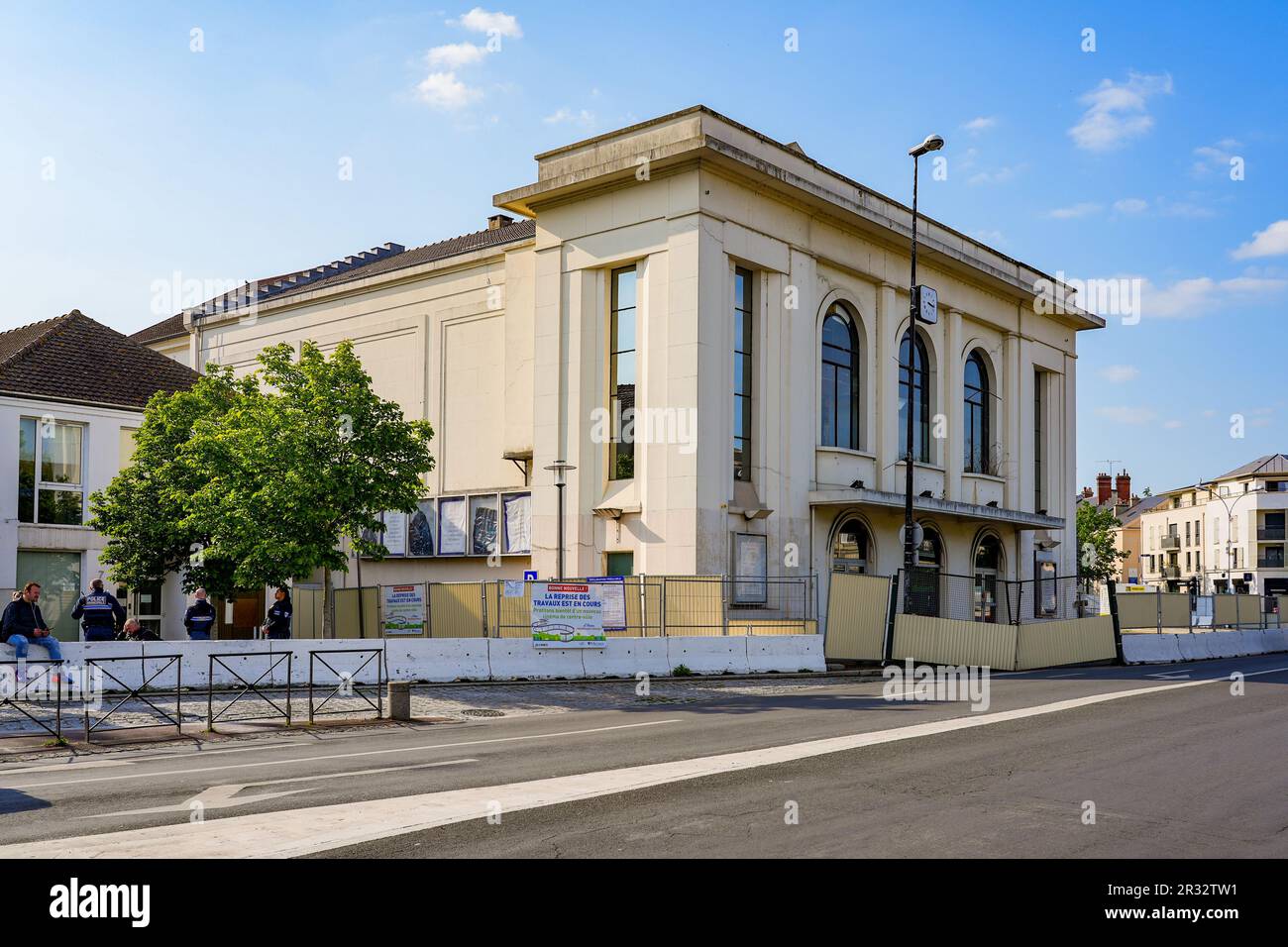 Meaux, France 18 mai 2023 façade de l'ancien Théâtre historique de