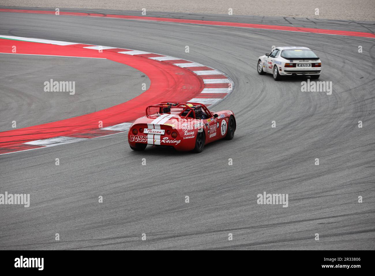 1989 TVR course toscane dans les 6 heures de Barcelone Paco Godia Trophée le 21/5/2023 au circuit de Catalogne, Barcelone, Espagne Banque D'Images