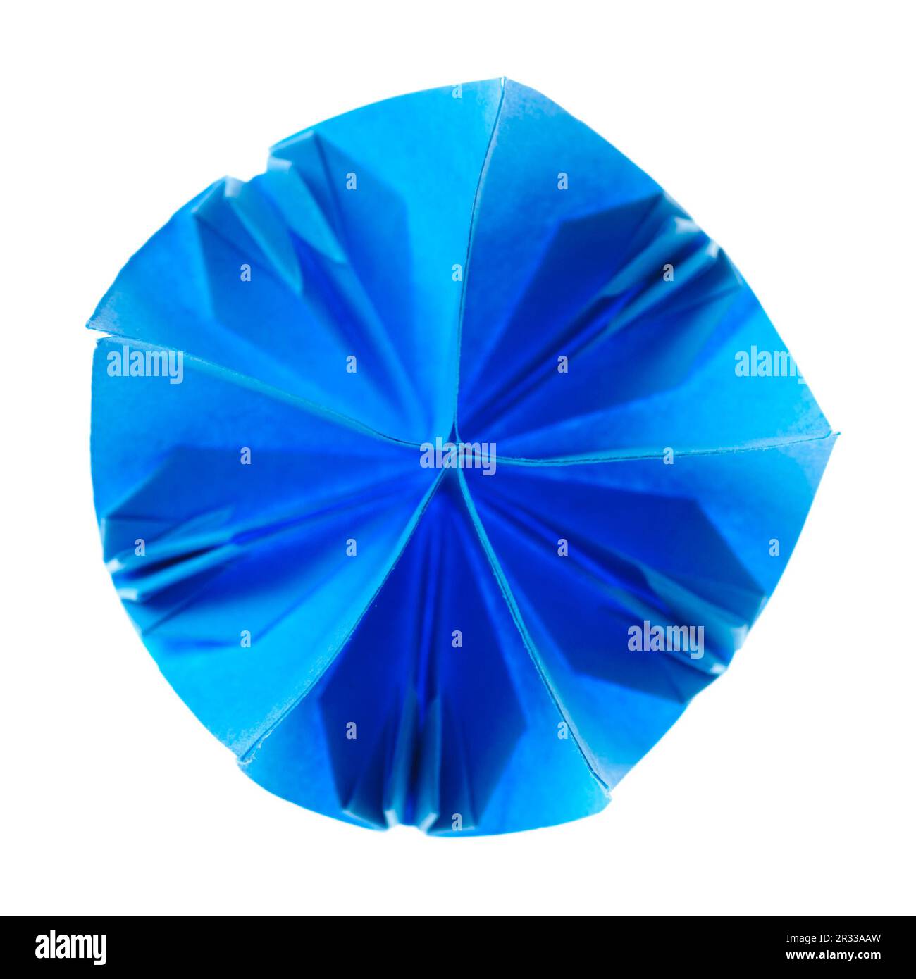 Flocon de neige à l'origami Banque D'Images