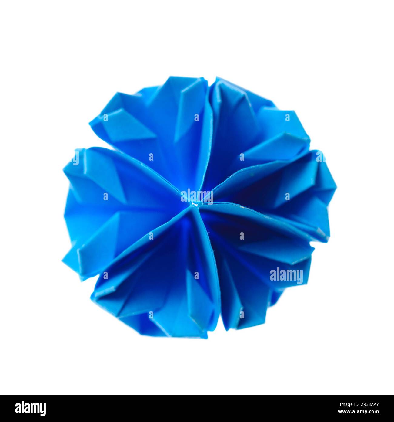 Flocon de neige à l'origami Banque D'Images