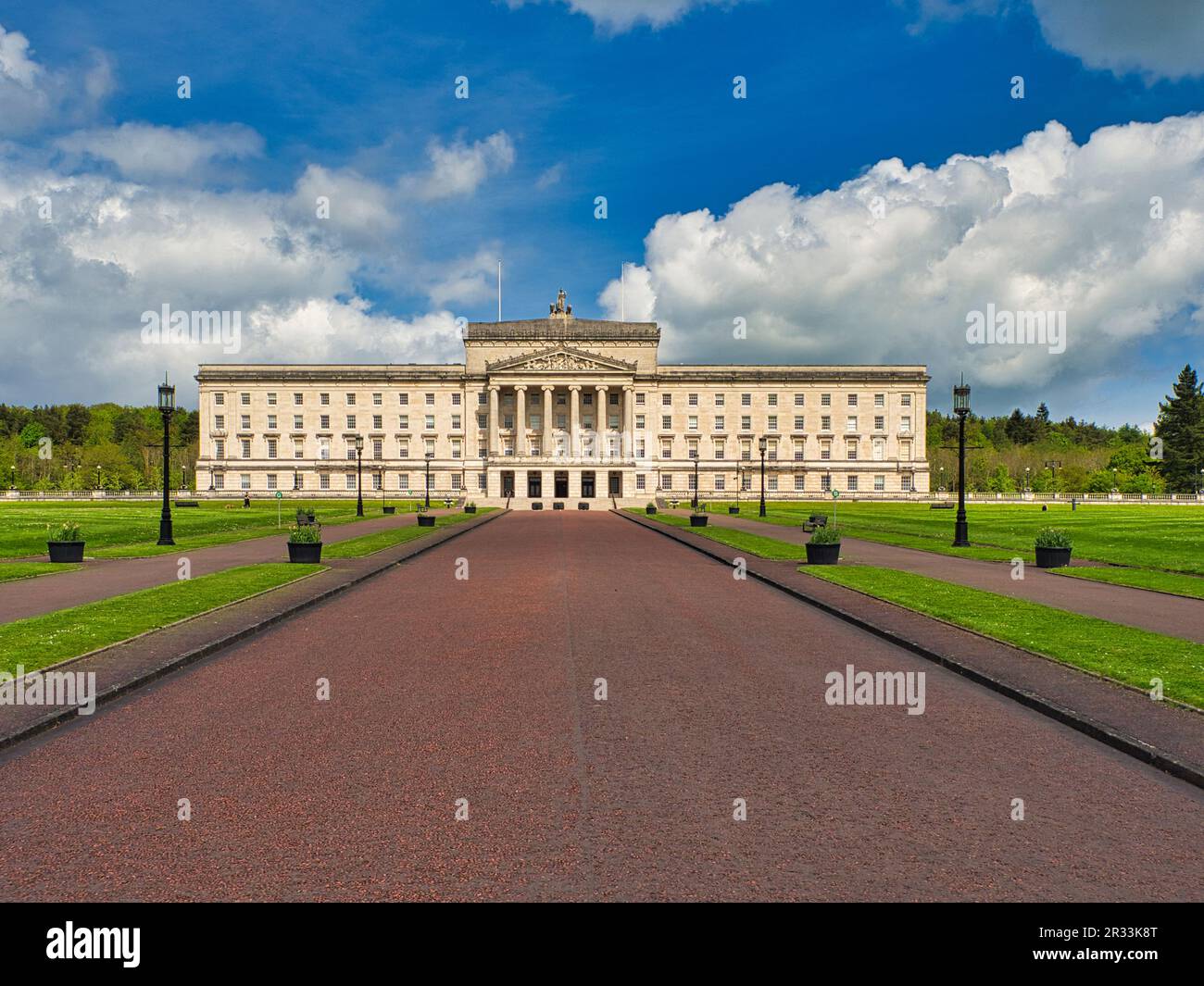 L'Assemblée de l'Irlande du Nord à Stormont, Belfast, Irlande du Nord. Banque D'Images