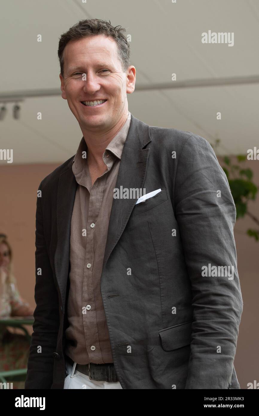 Chelsea, Londres, Royaume-Uni. 22nd mai 2023. Le danseur professionnel de salle de bal latine Brendan Cole, connu pour la BBC Strictly Come Dancing Series, a eu lieu lors de la RHS Chelsea Flower Show Press Day. Crédit : Maureen McLean/Alay Live News Banque D'Images