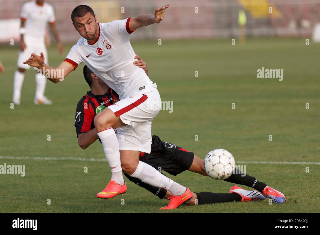 Budapest Honved vs Galatasaray match de football Banque D'Images