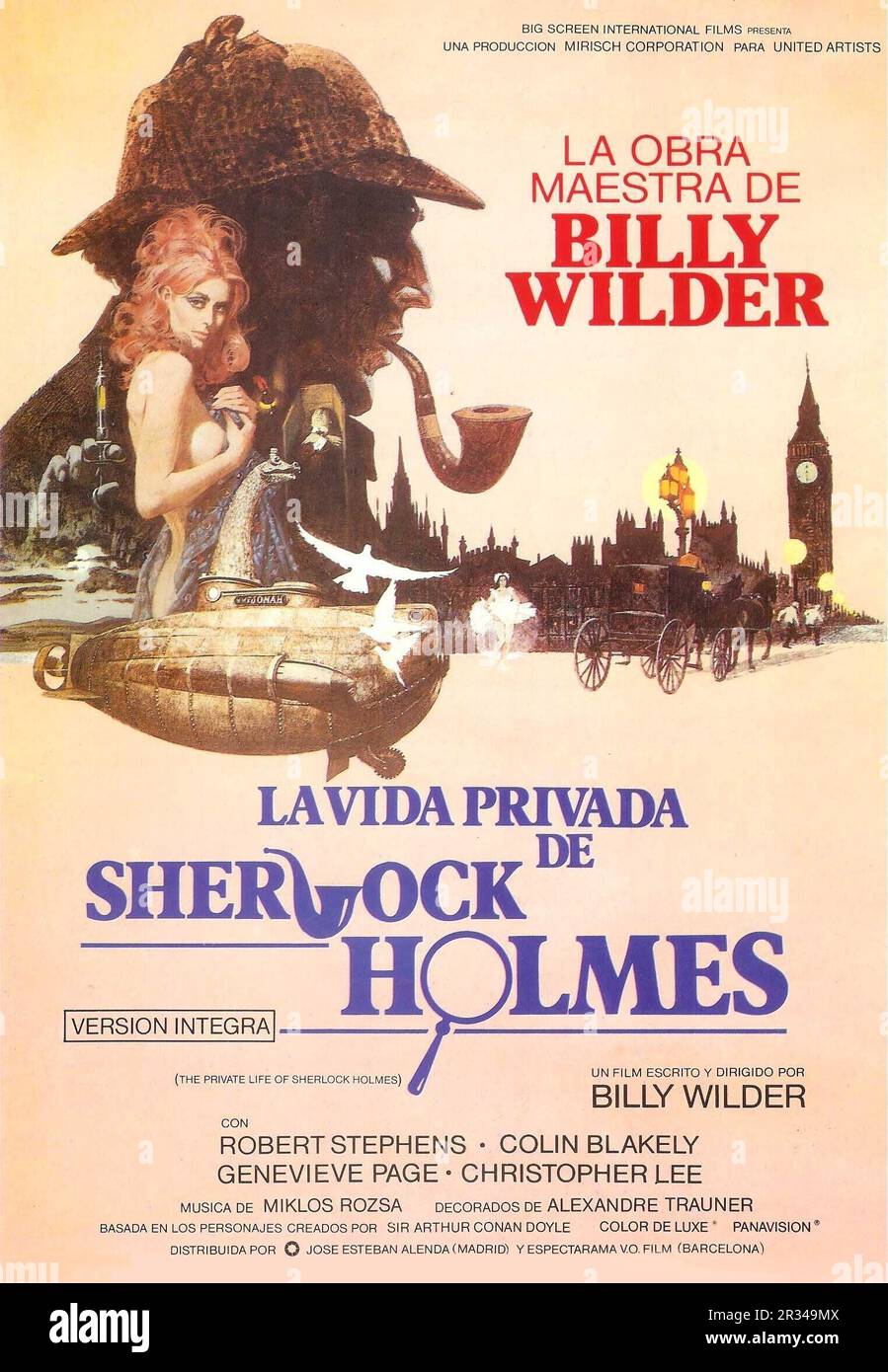 LA VIE PRIVÉE DE SHERLOCK HOLMES (1970), RÉALISÉ PAR BILLY WILDER. Crédit: ARTISTES UNIS / Album Banque D'Images