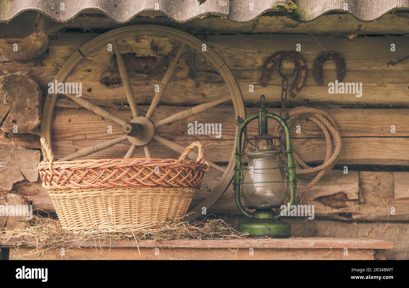 Retro Rural still life Banque D'Images