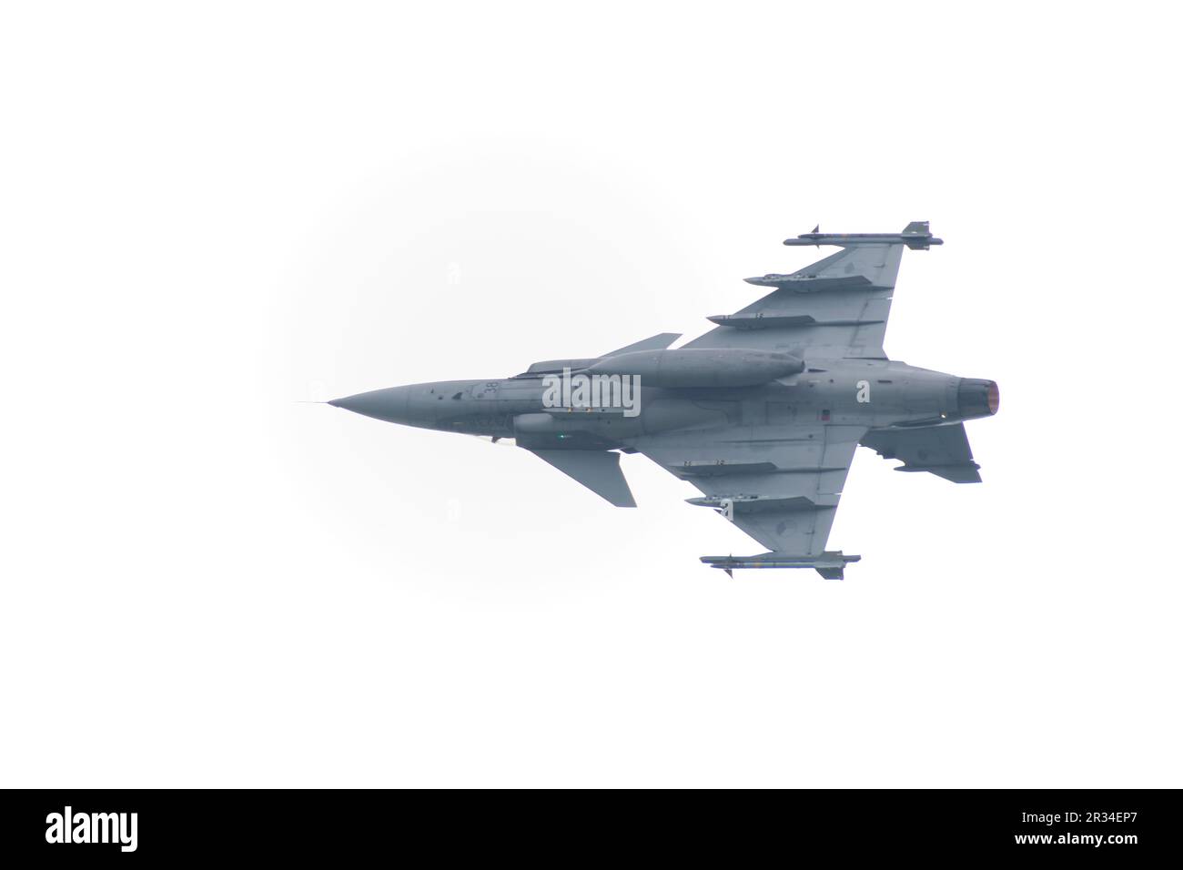 JAS-39 Gripen au Caslav Air Show 2023 à Caslav, République Tchèque Banque D'Images