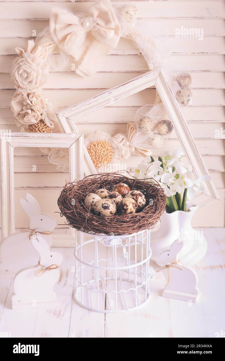 Décorations de Pâques Banque D'Images