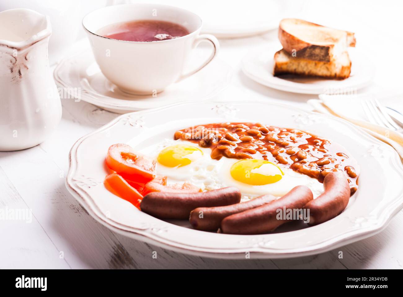 Petit-déjeuner anglais Banque D'Images
