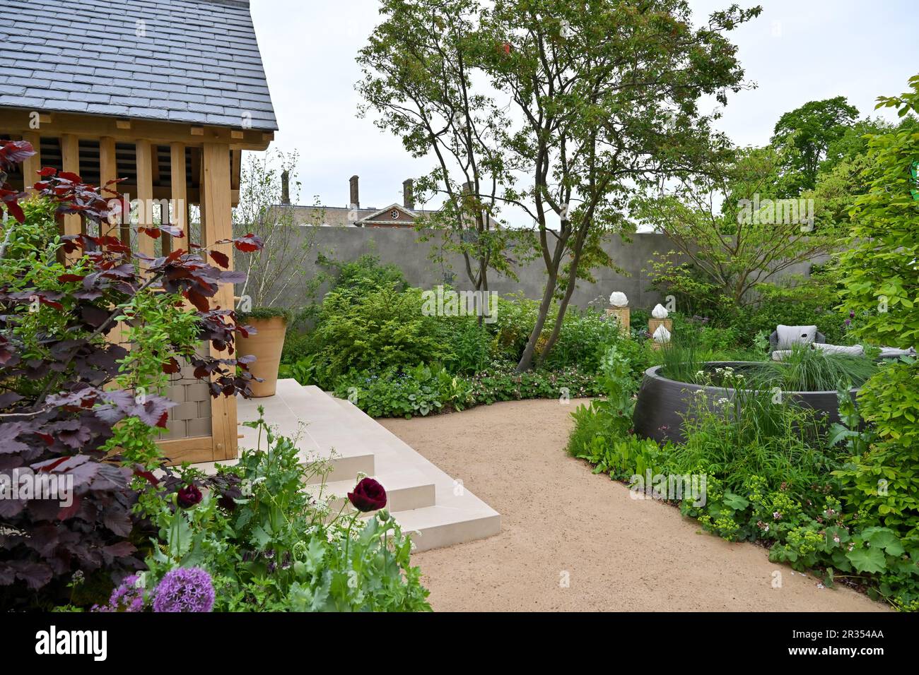 Londres, Royaume-Uni. 22nd mai 2023. Chelsea, Londres, Royaume-Uni sur 22 mai 2023. RBC Brewin Dolphin Garden au RHS Chelsea Flower Show au Royal Hospital Chelsea, Londres, Royaume-Uni, sur 22 mai 2023. Credit: Francis Knight/Alay Live News Banque D'Images