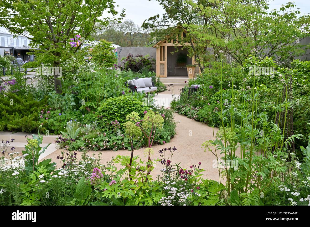 Londres, Royaume-Uni. 22nd mai 2023. Chelsea, Londres, Royaume-Uni sur 22 mai 2023. RBC Brewin Dolphin Garden au RHS Chelsea Flower Show au Royal Hospital Chelsea, Londres, Royaume-Uni, sur 22 mai 2023. Credit: Francis Knight/Alay Live News Banque D'Images