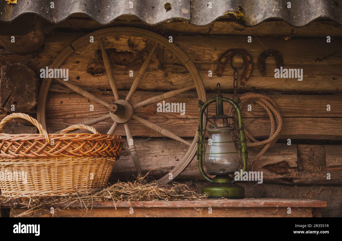 Retro Rural still life Banque D'Images