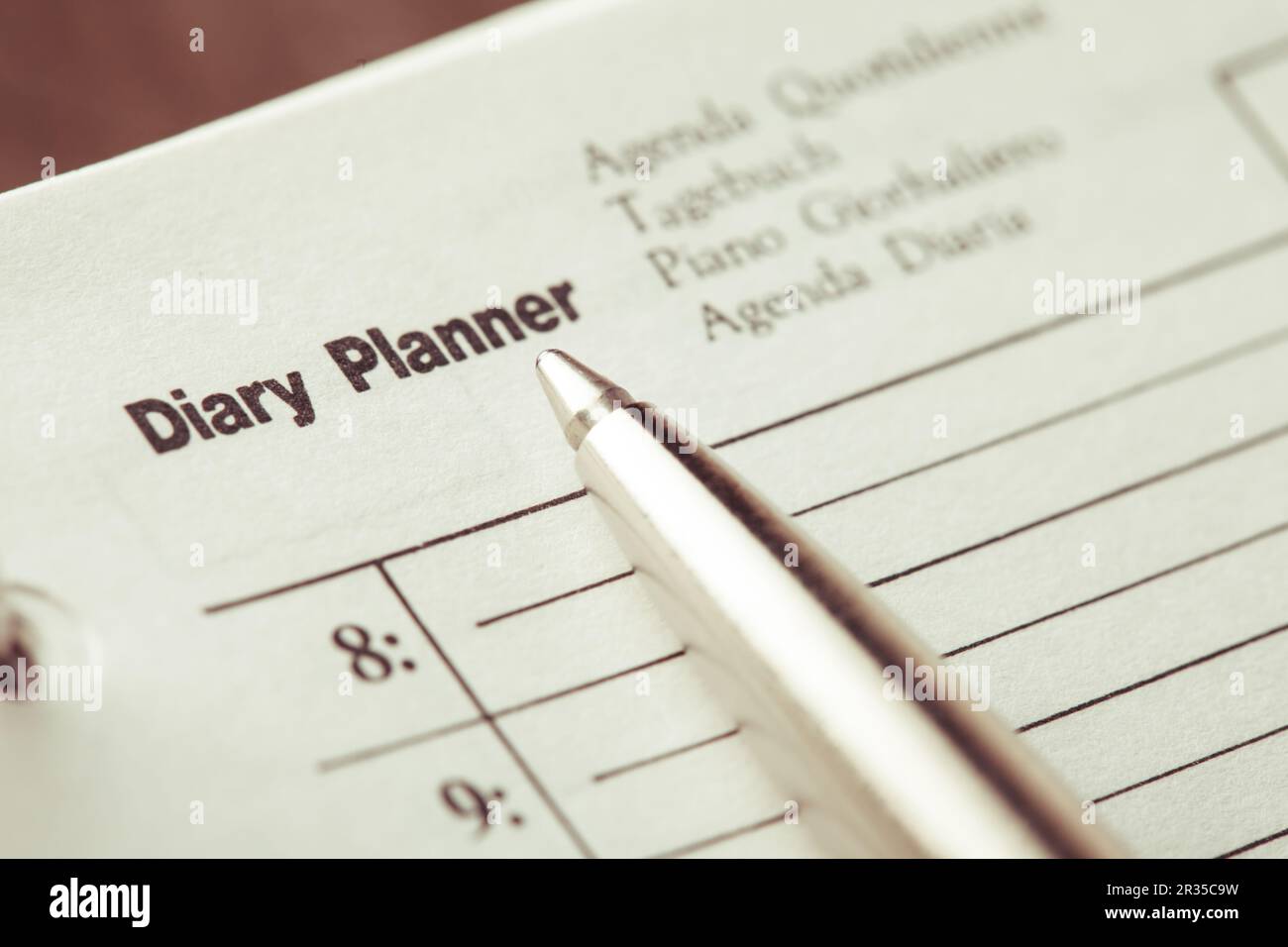 L'organiseur Banque D'Images