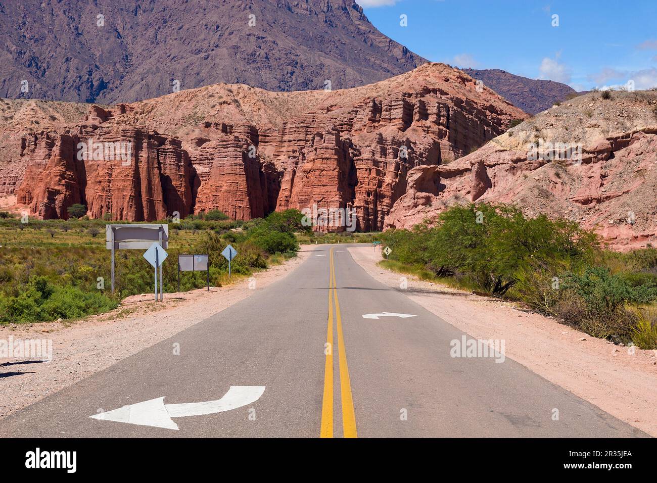 Andes dans le nord de l'Argentine; Salta Jujuy Banque D'Images