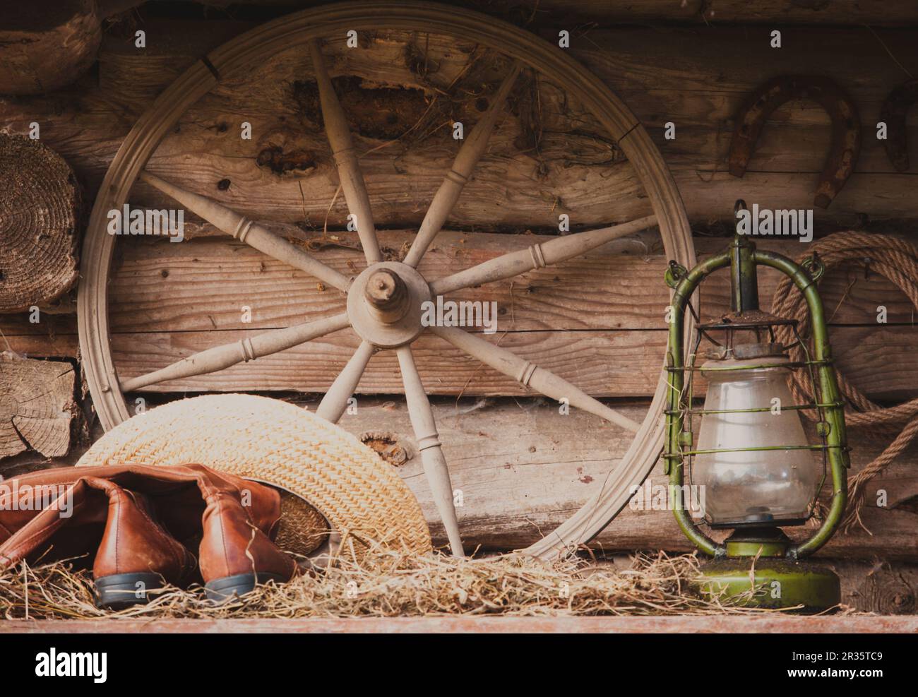 Retro Rural still life Banque D'Images