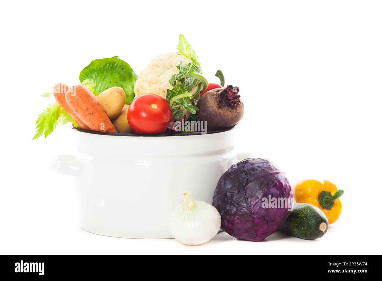 Les légumes pour la soupe Banque D'Images