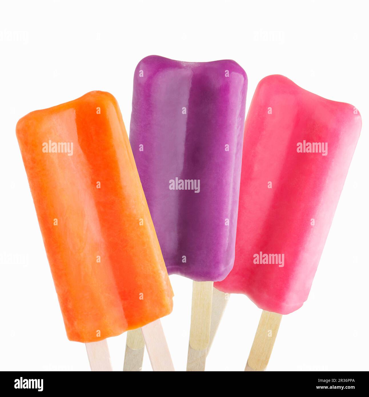 Deux suces à glace Banque D'Images