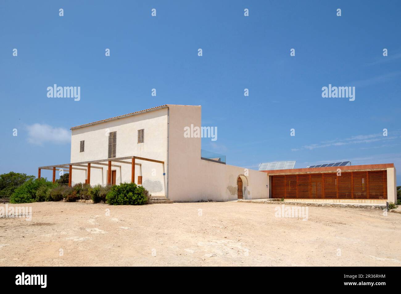 Finca de Can Marroig, Centro de interpretación Parc Naturel de Ses Salines, Majorque, Iles Baléares, Espagne. Banque D'Images